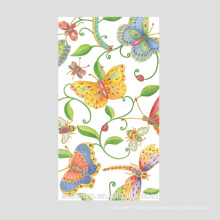 Hot sale Printing Butterflies and flowers Garden Beach towel BT-311 China Supplier